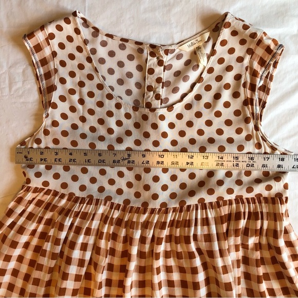 Matilda Jane Scoop Neck Orange Peplum Cap Sleeve Top Size M - Picture 5 of 9